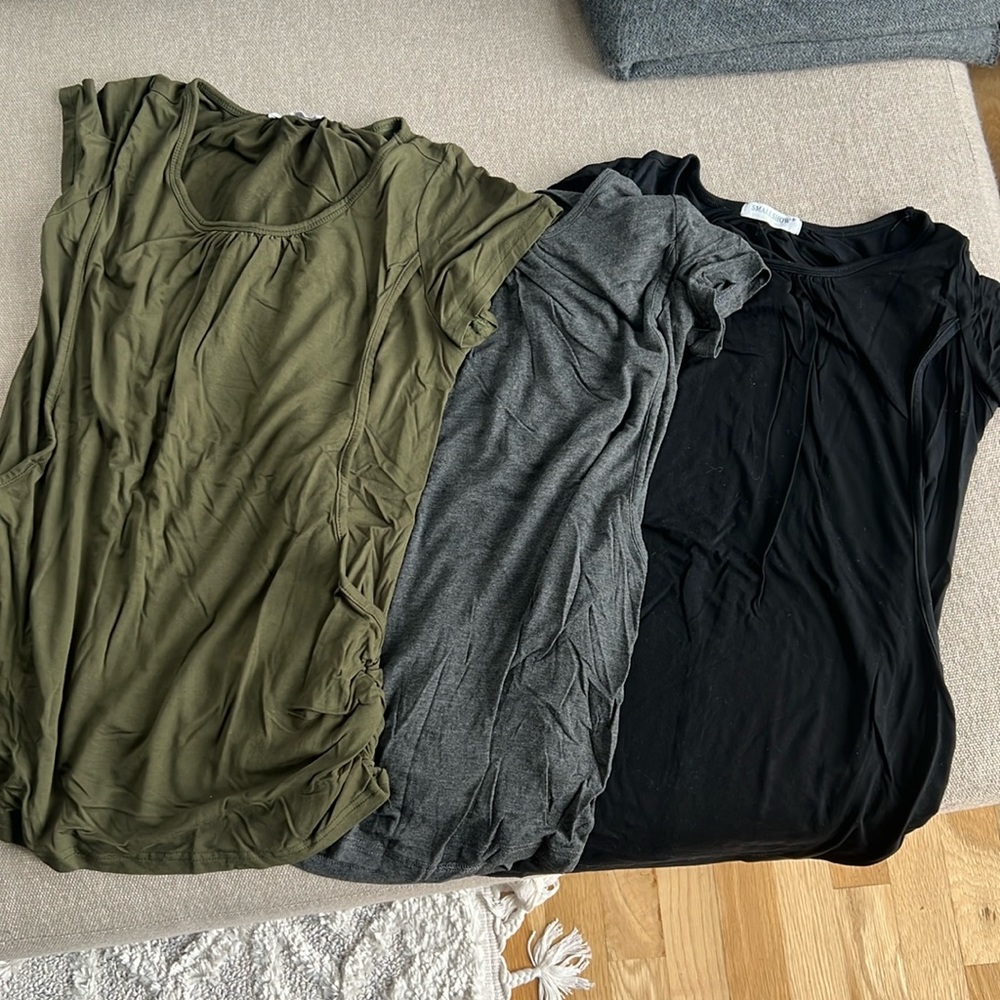 Set of 3 nursing t-shirts